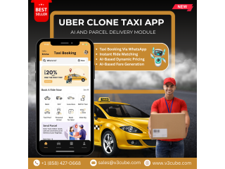 Uber Clone Taxi App with AI and Parcel delivery Module